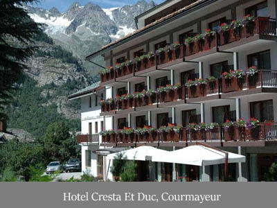 ubytovanie Hotel Cresta Et Duc, Courmayeur